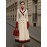 Fashion Trendy Color Blocked French Style Metal Double-Breasted Longline Peacoat