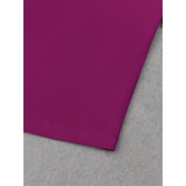 Women'S Slim Fit Bow Print Crop Top T-Shirt - Short Sleeve Crew Neck Casual Tee, Lightweight & Breathable for Spring/Summer Outfits, Machine Washable, Everyday Fashion, Everyday Tshirt | Bow Print Shirt | Glossy Texture